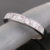 Crystal Cubic Zirconia CZ Band Wedding Ring