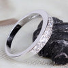 Crystal Cubic Zirconia CZ Band Wedding Ring