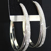 Charm Frosted Big Hoop Earrings